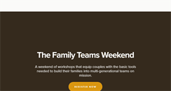Desktop Screenshot of familyteams.com